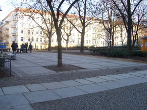 Freiflächen in der Mitte des Helmholtzplatzes