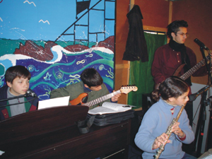 Musikunterricht in der Escuela Popular de Artes
