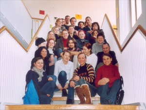 Seminargruppe auf der Freitreppe der ASFH